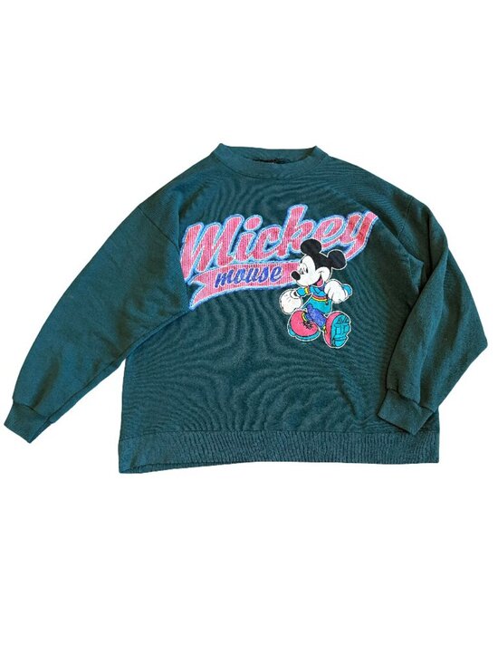 Mickey Unlimited Sweaters - Mickey Unlimited Vintage 1990s Mouse Sweatshirt Pullover Retro 90s Size Medium